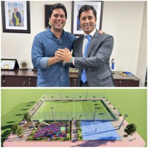 Duarte Jr. viabiliza com ministro Fufuca Espaço Esportivo para o Polo Coroadinho, em São Luís