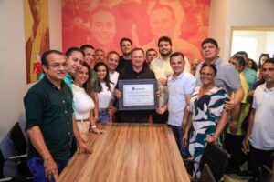 Fred Campos leva Brandão em Paço do Lumiar e inaugura sede municipal do PSB