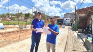 Fernando Braide e João Filho vistoriam obras na Área Itaqui Bacanga