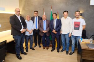 Presidente da Câmara recebe diretoria da Associação Brasileira de Portais de Notícias