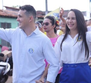 Luciana, esposa de Gil Layon, e eleita a vereadora mais votada da história de Presidente Medici