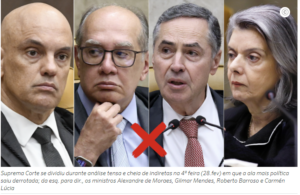A corte não se rendeu aos anseios de Moraes!!! STF racha ao julgar tema de interesse do Congresso