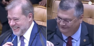 Até tu, já não bastava o Lula??? Toffoli faz piada com Flávio Dino, que luta para perder peso