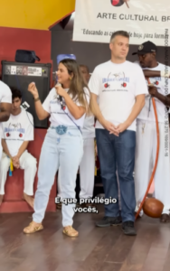 Thay Evangelista uma candidata envolvida nas ações sociais juntamente com Neto Evangelista…