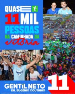 O caxiense faz questão de participar e aceitar efetivamente da caminhada e da motocada de Gentil Neto em Caxias… com quase 11 mil pessoas… Assistam aos vídeos!!!