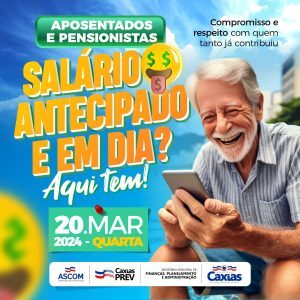 Ato que irritou os críticos nesses quase oito anos!!! Prefeitura paga antecipado salários aos aposentados e pensionistas de Caxias (MA)… Antecipação garantida!!!