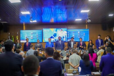 Concorrida solenidade na Câmara de São Luís com presença de Brandão marca abertura do ano do legislativo em 2024
