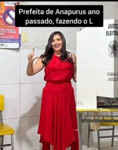 Depois da fazer o L, prefeita de Anapurus reclama de Lula