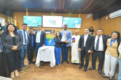 Câmara de São Luís recebe visita da imagem peregrina de Nossa Senhora de Nazaré