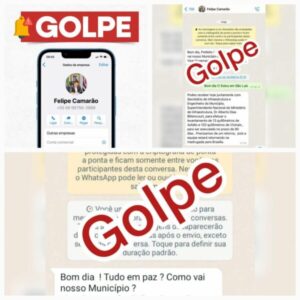 Criminosos usam nome de Felipe Camarão em golpe