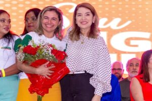 Iracema Vale destaca liderança feminina na Fetaema durante recondução de Angela Silva
