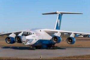 Megajato soviético Ilyushin IL-76 pousa em São Luís trazendo turbina de 8,7 toneladas