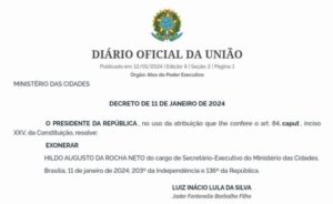 Discussão sobre liberação de emendas derruba Hildo Rocha do Ministério das Cidades