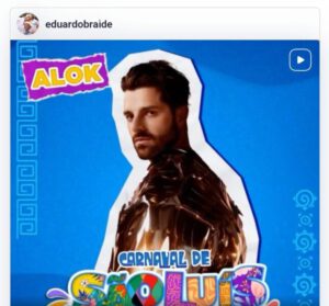 Braide anuncia Alok no Carnaval de São Luís