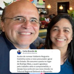 Eliziane destaca nomeação de Valdenio Caminha como novo PGE