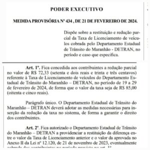 Brandão determina que Detran reembolse quem pagou licenciamento reajustado