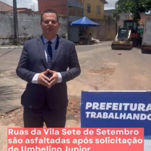 Vereador tenta faturar após comunidade conseguir recuperação de vias na Vila 7 de Setembro