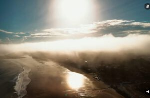 IMPRESSIONANTE! Fotógrafo registra neblina em São Luís com drone