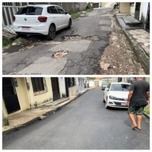 Recuperação asfáltica é realizada no bairro do Cruzeiro do Anil após requerimento do vereador Ribeiro Neto