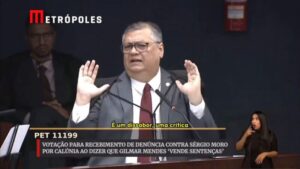 Dino diz que termos ‘nazista’ e ‘fascista’ não caracterizam calúnia; e vota a favor de processo contra Moro por dizer que compraria habeas corpus de Gilmar Mendes