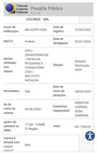Datailha registra pesquisa eleitoral em Colinas