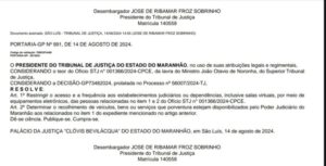 TJMA dá cumprimento a determinações do STJ na “Operação 18 Minutos”