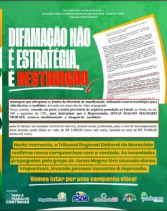 Rosário: juíza manda Jonas Magno remover das redes postagens contra Calvet Filho