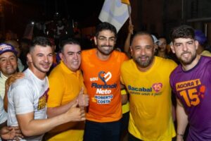 Multidão nas ruas consolida força de Roberto Costa em Bacabal