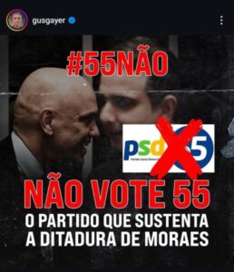 Gustavo Gayer faz campanha contra voto em candidatos do PSD, partido de Braide, e preocupa