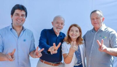 Com Iracema em Alcântara, Lula faz o ‘V’ de Vinicius Vale