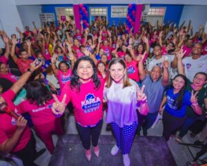 Roseana reforça apoio à reeleição da prima, vereadora Karla Sarney