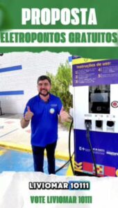 Liviomar Macatrão propõe eletropostos gratuitos para motoristas de aplicativo em SLZ