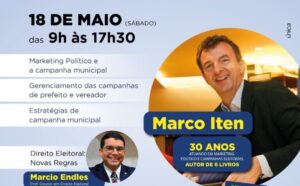 São Luís sediará Seminário de Marketing Eleitoral com Marco Iten