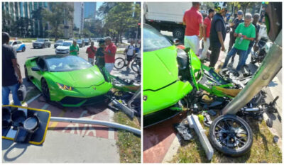 Após roubar relógio de R$ 200 mil, ladrão é atropelado por dono de Lamborghini de mais de R$ 3 milhões