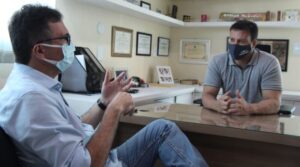 Expedito Junior reúne com Felipe Camarão para discutir educação e plano de governo para Bacabal
