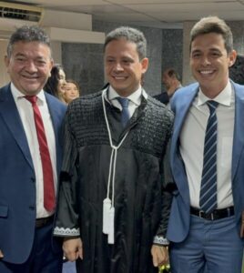 Presidente da Famem e diretor-geral prestigiam posse de Rodrigo Maia Rocha na Corte Eleitoral maranhense