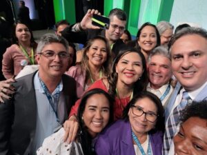 Prefeita Paula Azevedo e secretárias de Educação de Paço do Lumiar participam do Seminário Nacional pela Alfabetização