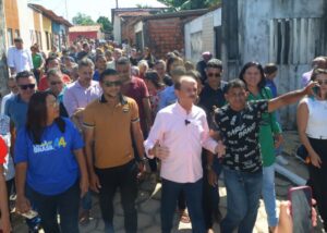 Prefeitura de Ribamar entrega bairro Mangueirão pavimentado