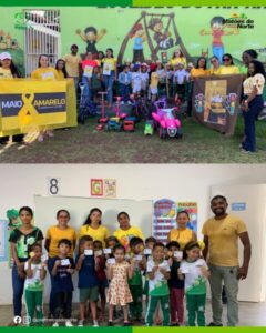 Educação infantil de Matões do Norte promove Campanha Maio Amarelo com aula prática de trânsito