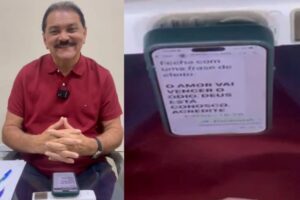 Com discurso ensaiado com marqueteiro, Rubão reage à denúncia em Matões