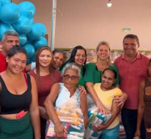 Prefeita Vanessa Furtado entrega mais de 6 mil cestas básicas para semana Semana Santa em Paraibano