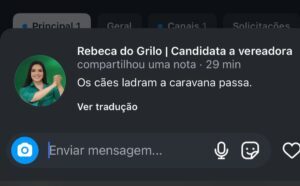 Após fala polêmica do ex-prefeito de Campestre sobre ração, filha do vice de Valmir dispara: “Os cães ladram a caranava passa”