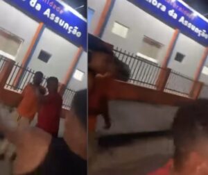 VÍDEO! Aliados do prefeito Fernando Cuba causam tumulto na porta do hospital em Cedral-MA