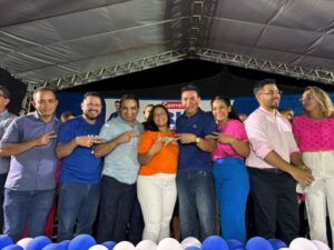 Deputado Aluízio Santos participa de 5 Convenções Partidárias durante final de semana