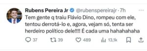INDIRETA DO DIA: Deputado do PT do Maranhão desdenha de Weverton Rocha