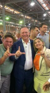 Governador Carlos Brandão para Laci e Ociléia: “Quero vocês dois juntos para vencer a eleição em Raposa”