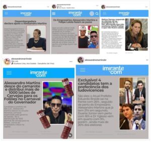 Imirante entra na justiça contra Alessandro Martins por divulgação de fake news com a marca do portal