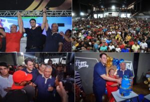 Magrado Barros celebra aniversário ao lado de milhares de pessoas em Viana