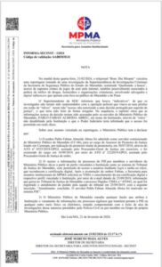 MP-MA emite nota sobre ex-servidor que vendia informações em segredo de Justiça e coloca culpa no TJ-MA