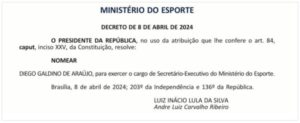 Diego Galdinho, ex nº 2 de Dino, volta para Brasília e, agora, se torna o nº 2 de André Fufuca